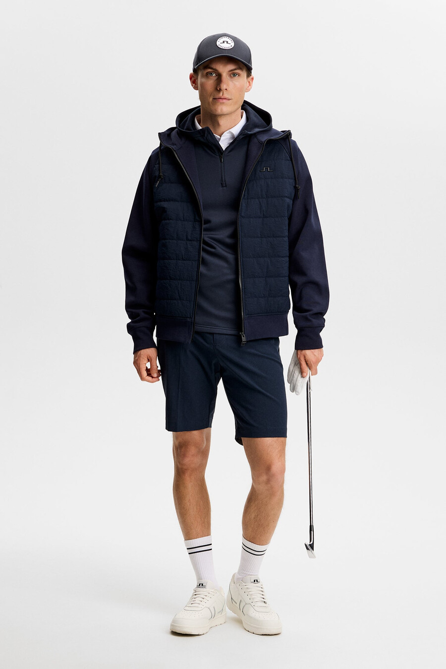 aerial quarter zip-hette