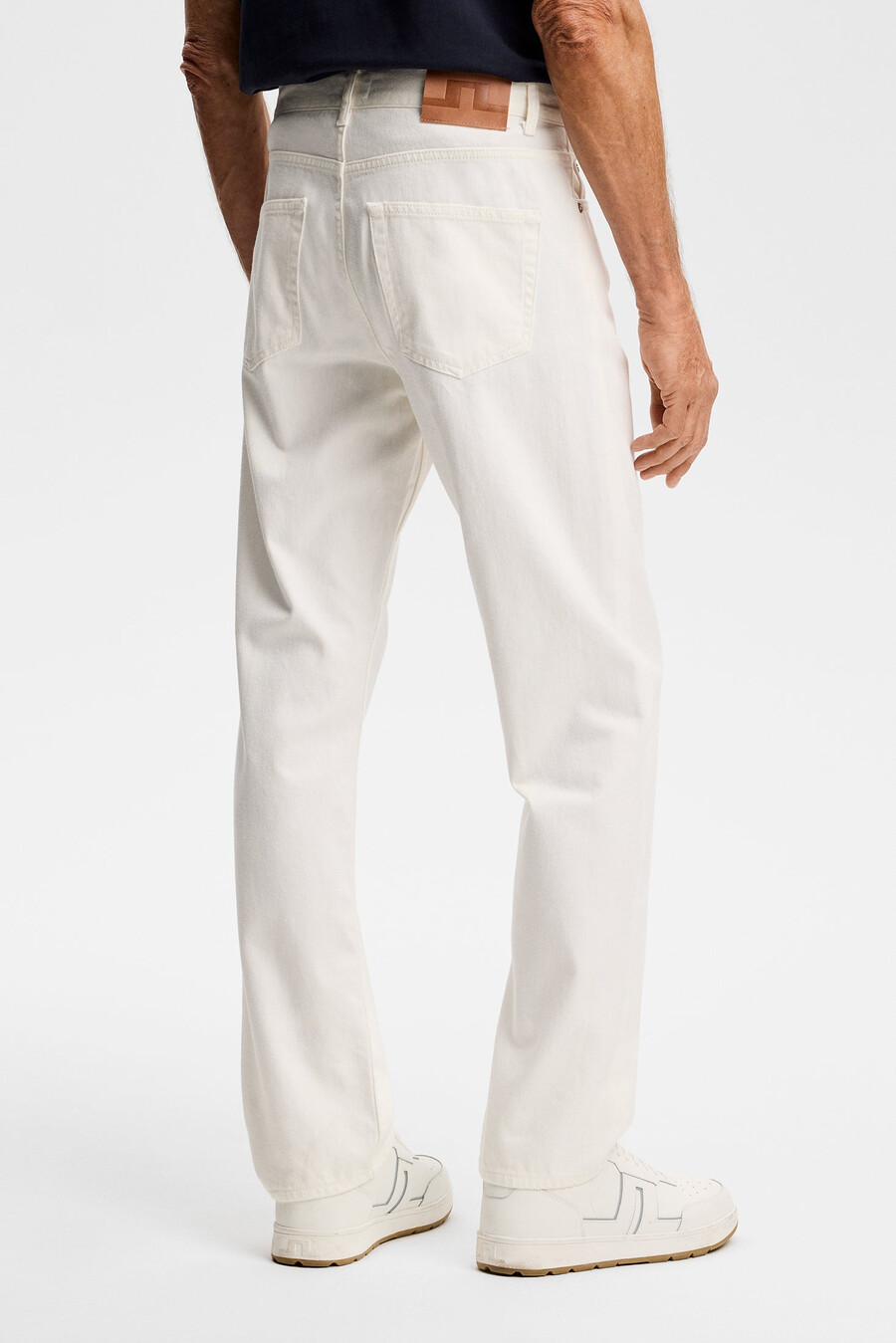 cody hvite vanlige jeans