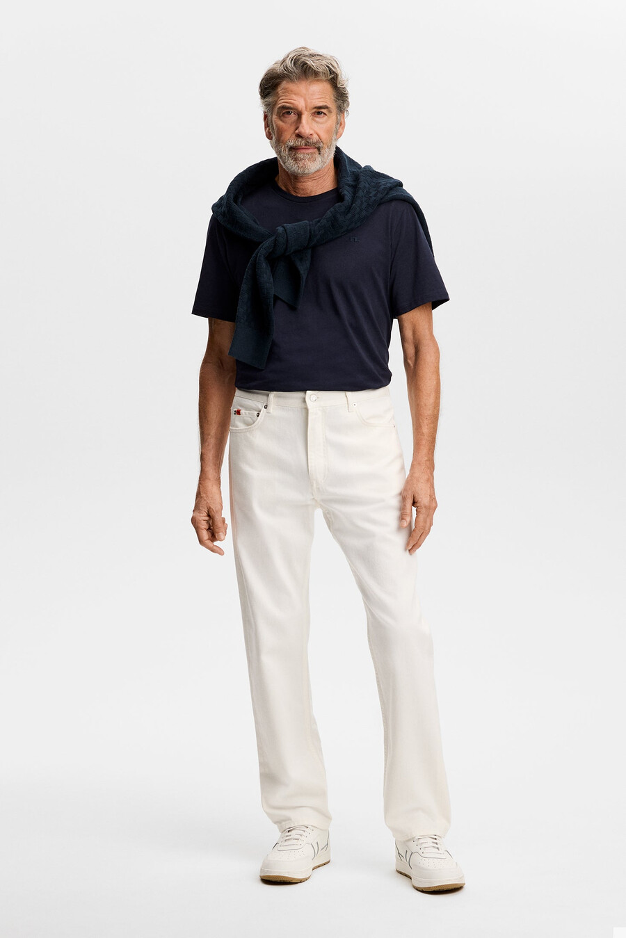 cody hvite vanlige jeans