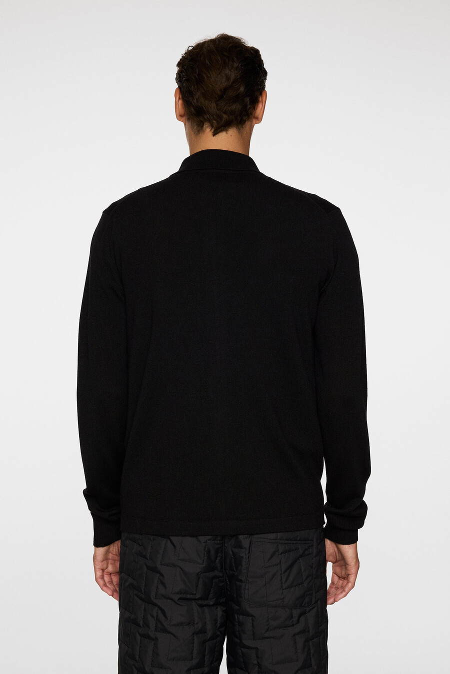 kaleb merino cardigan med glidelås