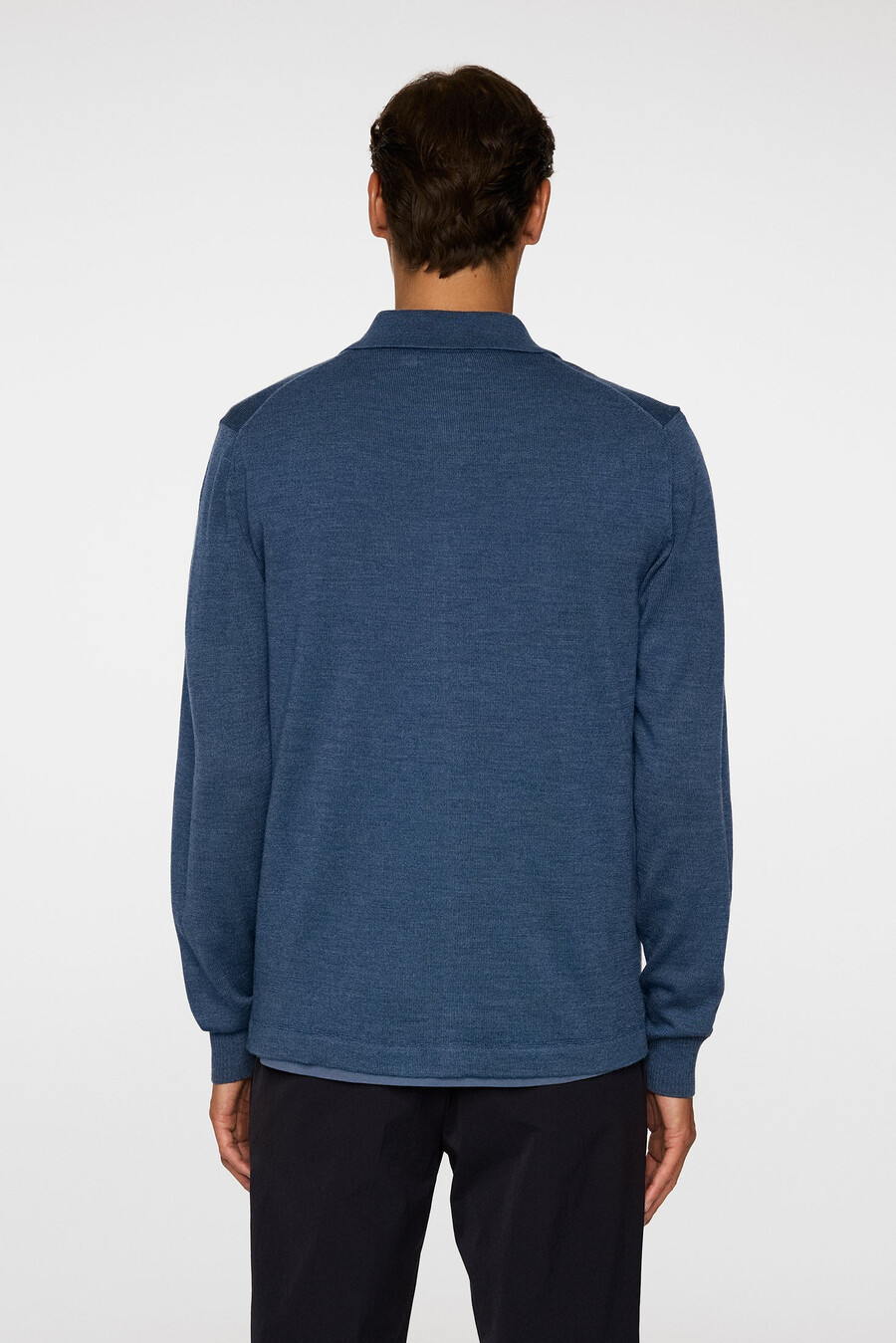 kaleb merino cardigan med glidelås