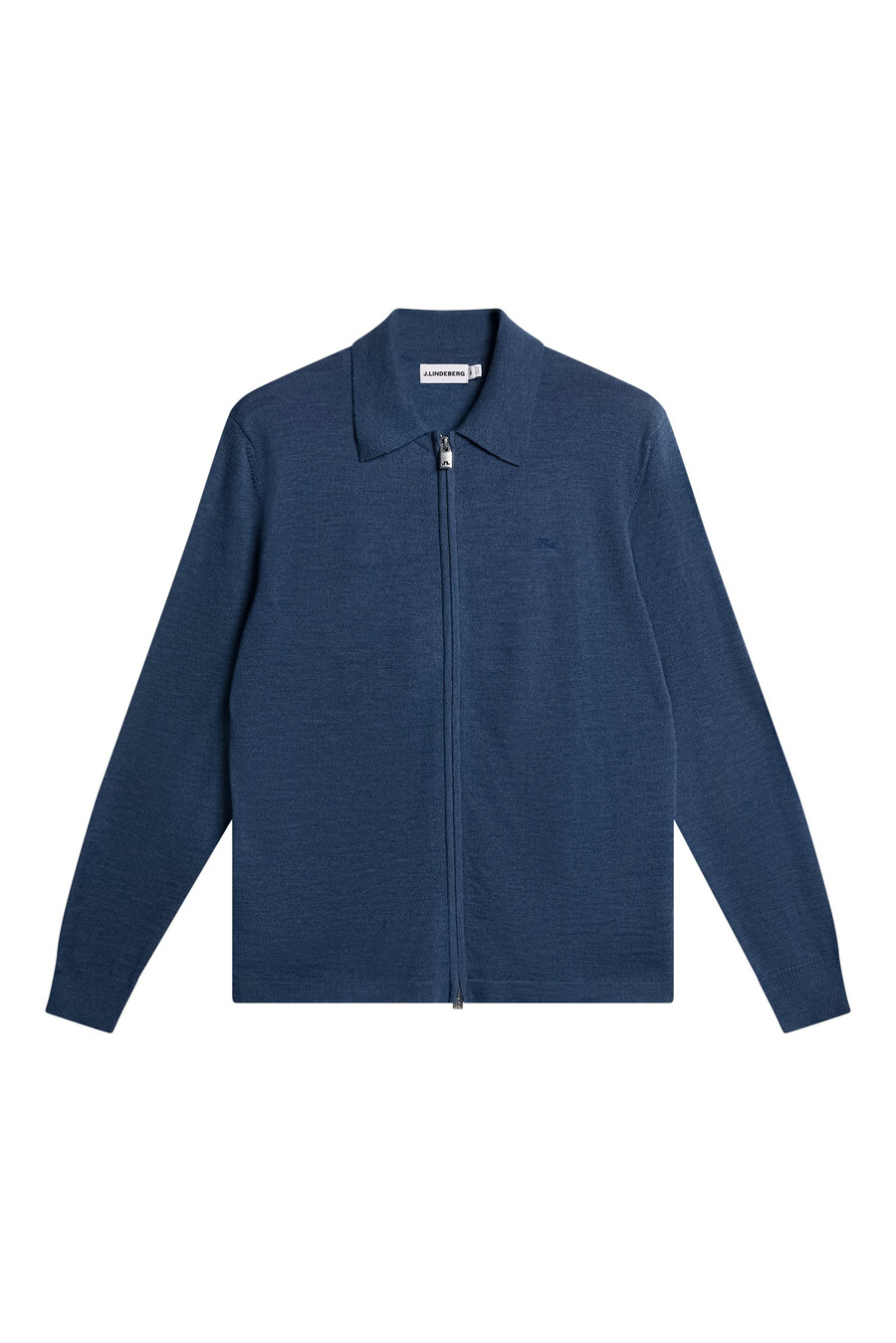 kaleb merino cardigan med glidelås