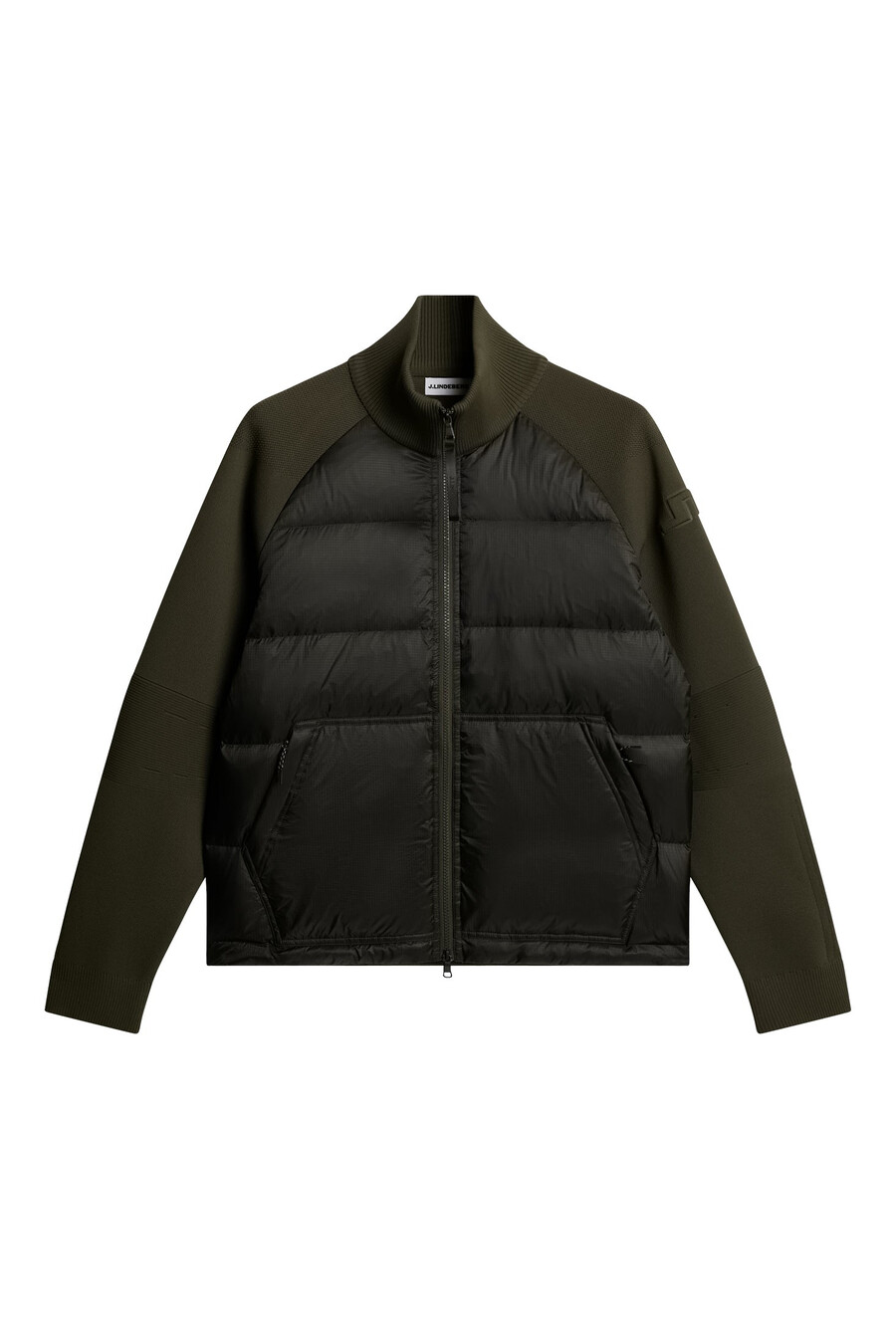 dome knit hybrid jakke
