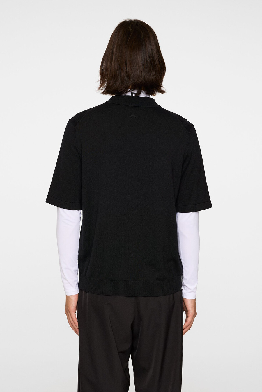 remy structure zip strikket polo