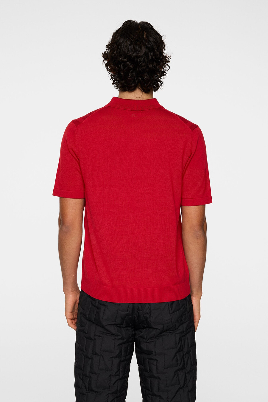 remy structure zip strikket polo