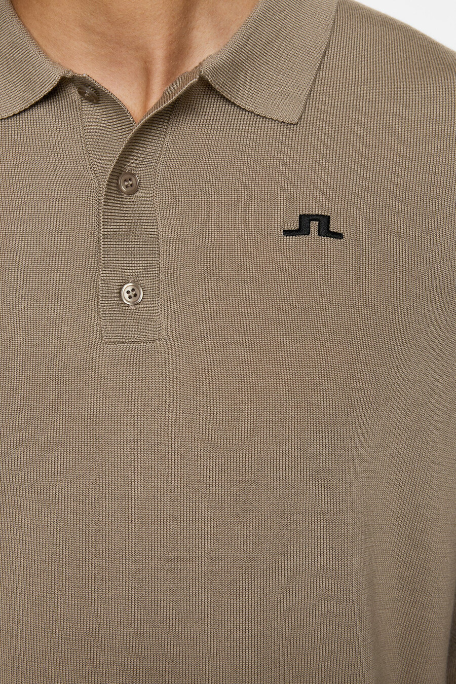 patrick strikket poloskjorte