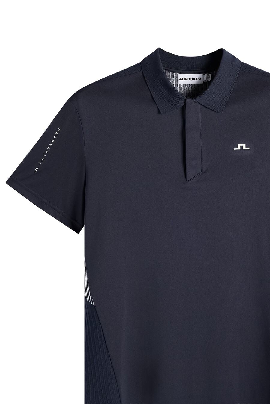 neri hybrid strikket poloskjorte