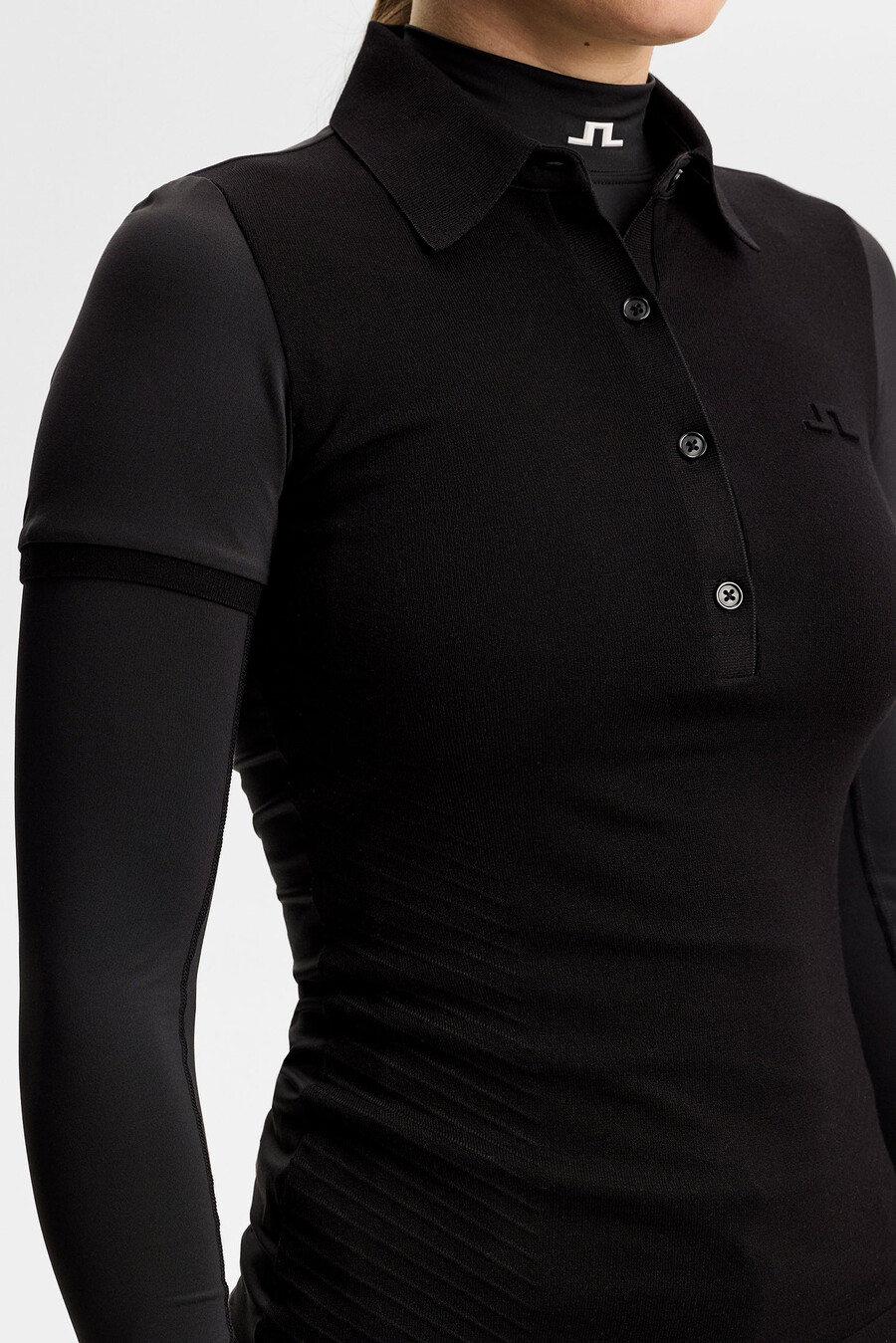 kailey hybrid strikket poloskjorte