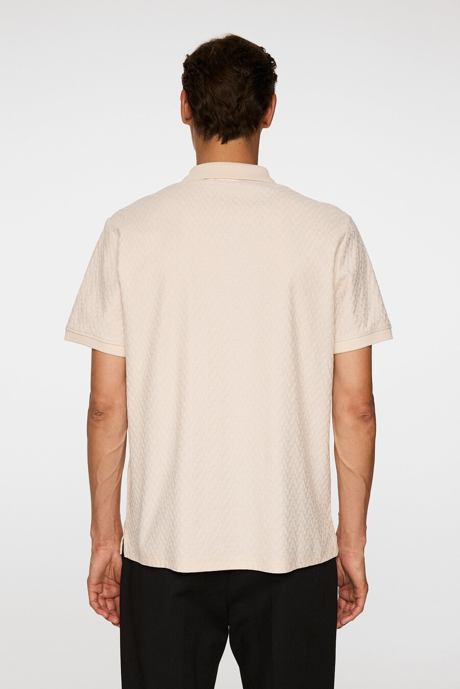 devon jacquard-poloskjorte