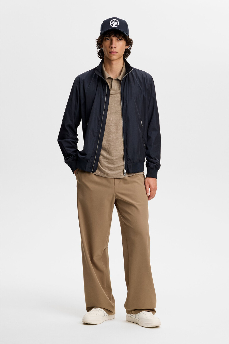 roy linen poloskjorte