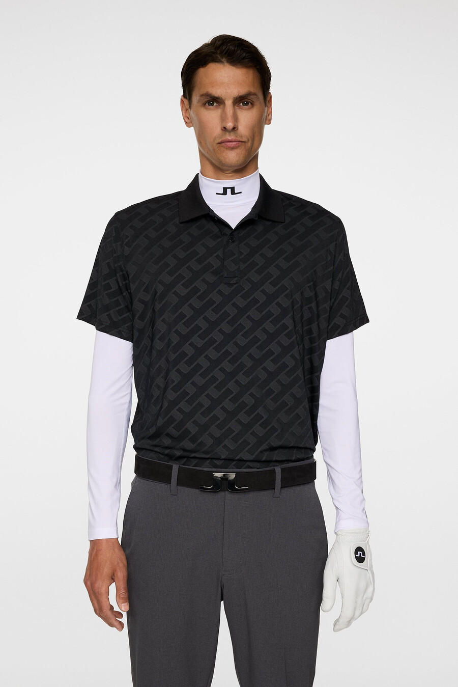 bison jacquard poloskjorte