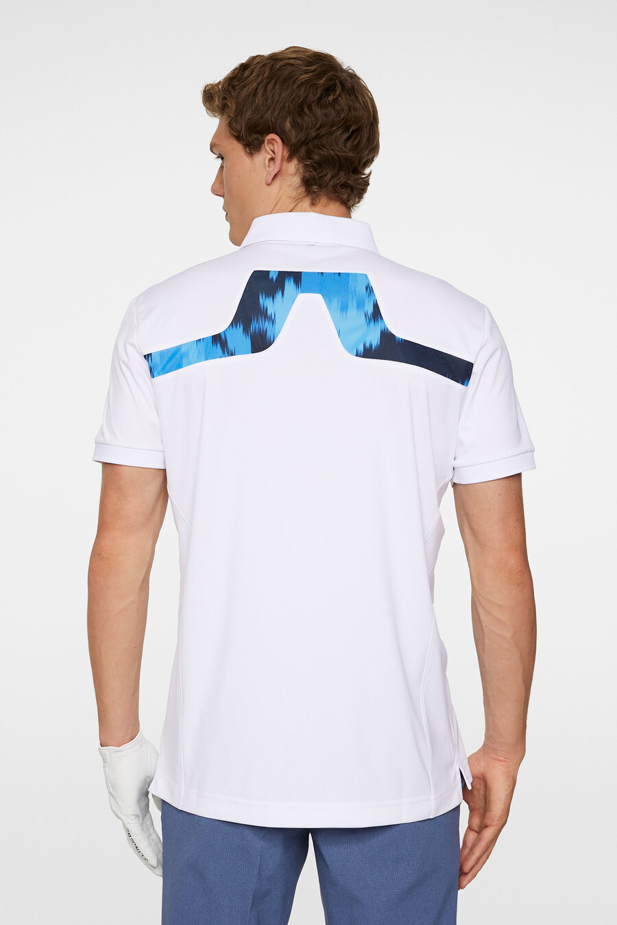kv print poloskjorte
