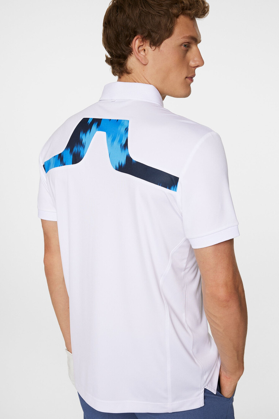 kv print poloskjorte