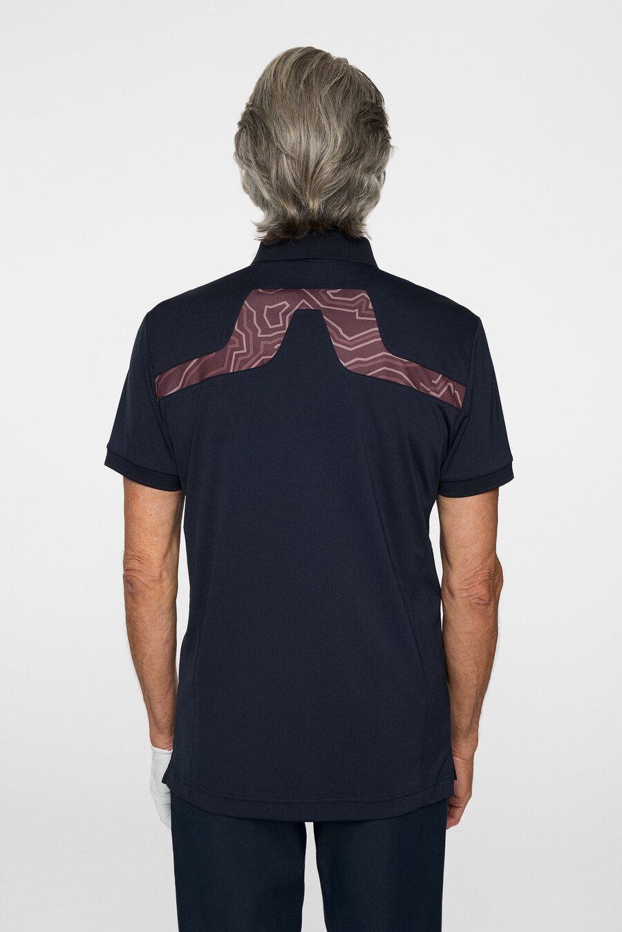 kv print poloskjorte