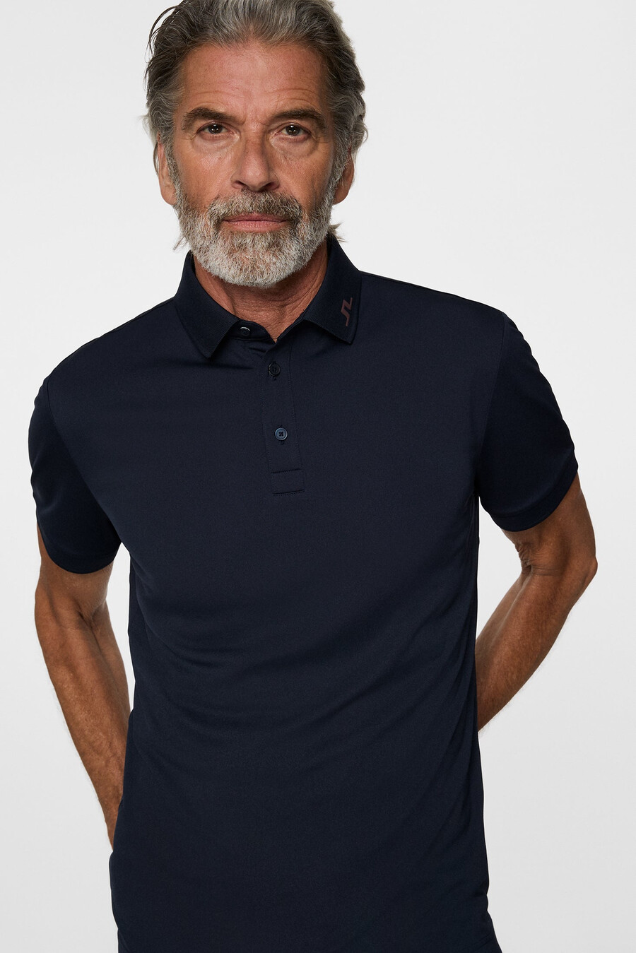 kv print poloskjorte