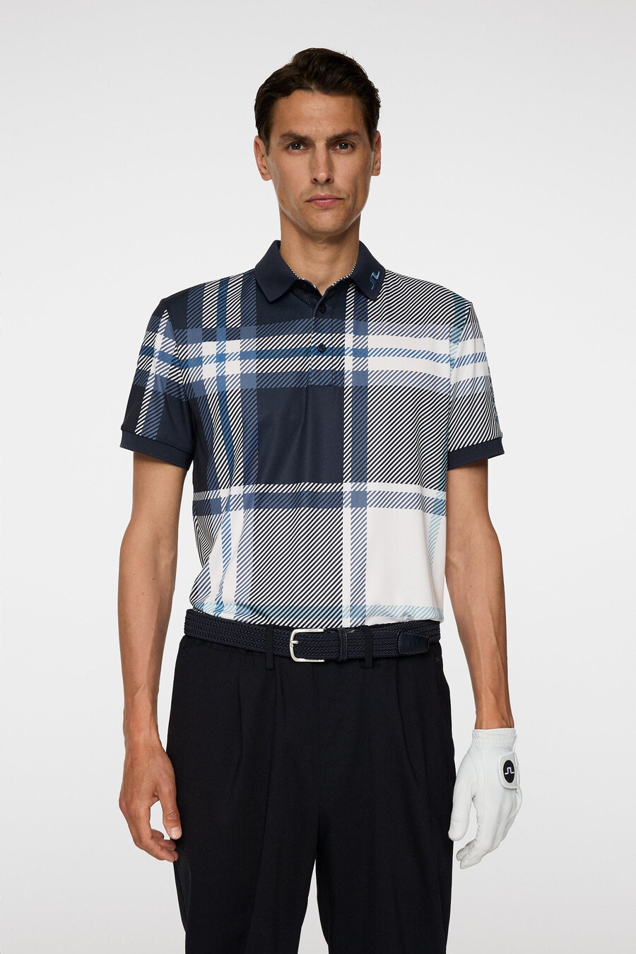 tour tech print poloskjorte