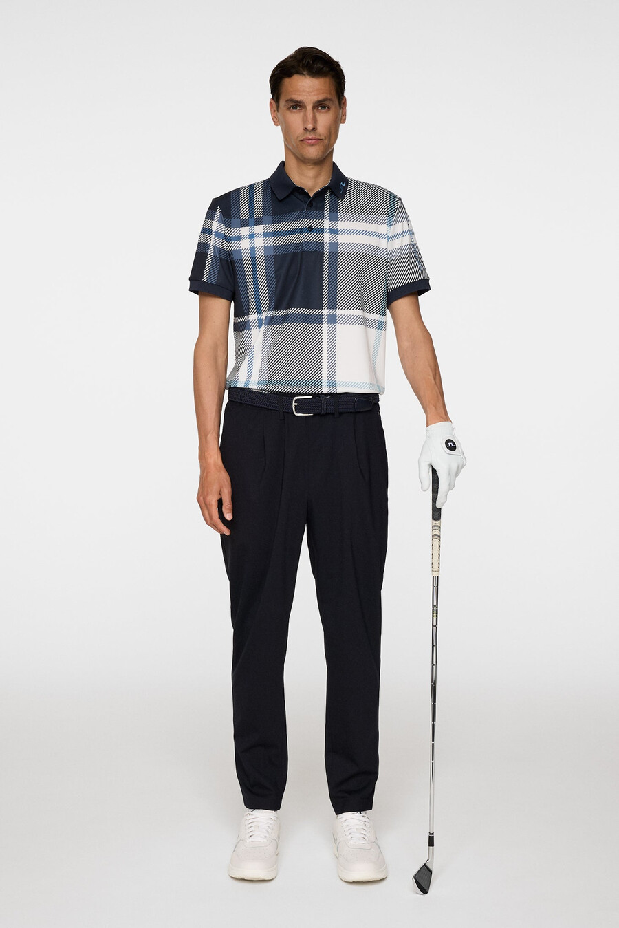 tour tech print poloskjorte