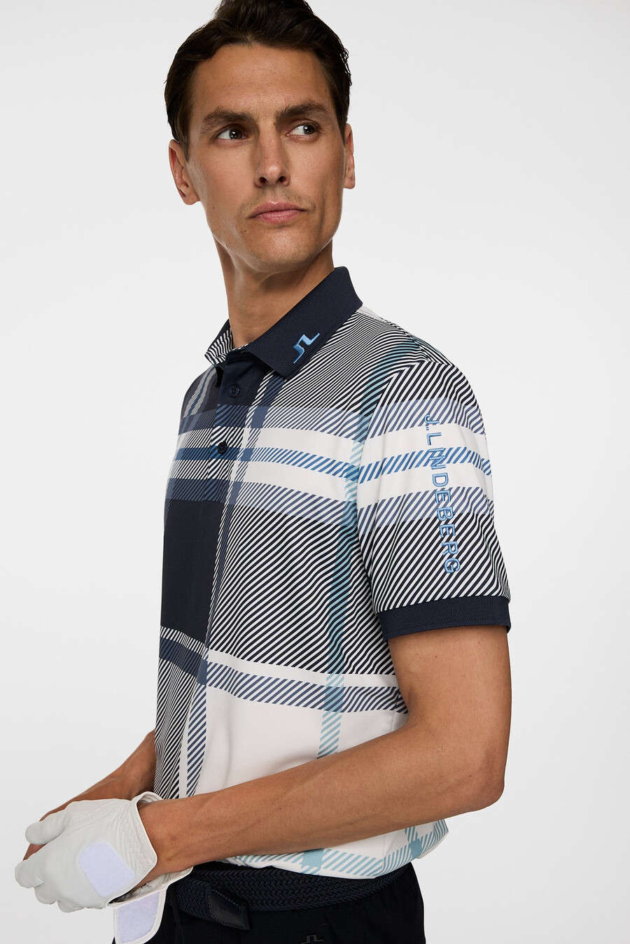 tour tech print poloskjorte