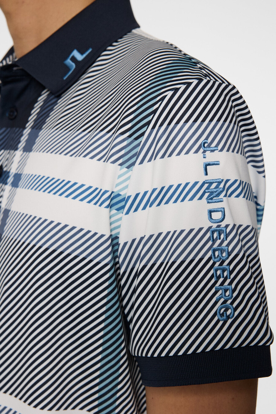 tour tech print poloskjorte