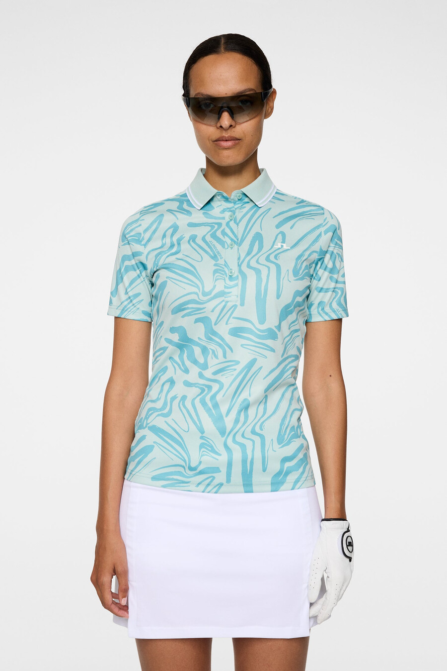 georgia-print-poloskjorte