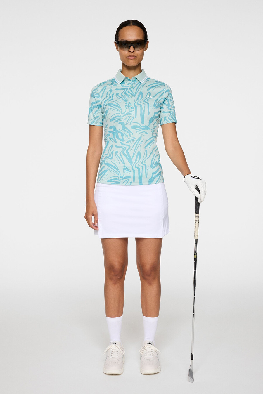 georgia-print-poloskjorte