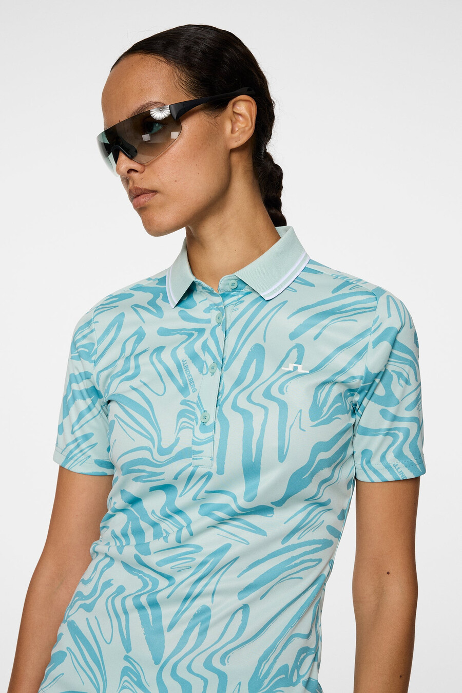 georgia-print-poloskjorte