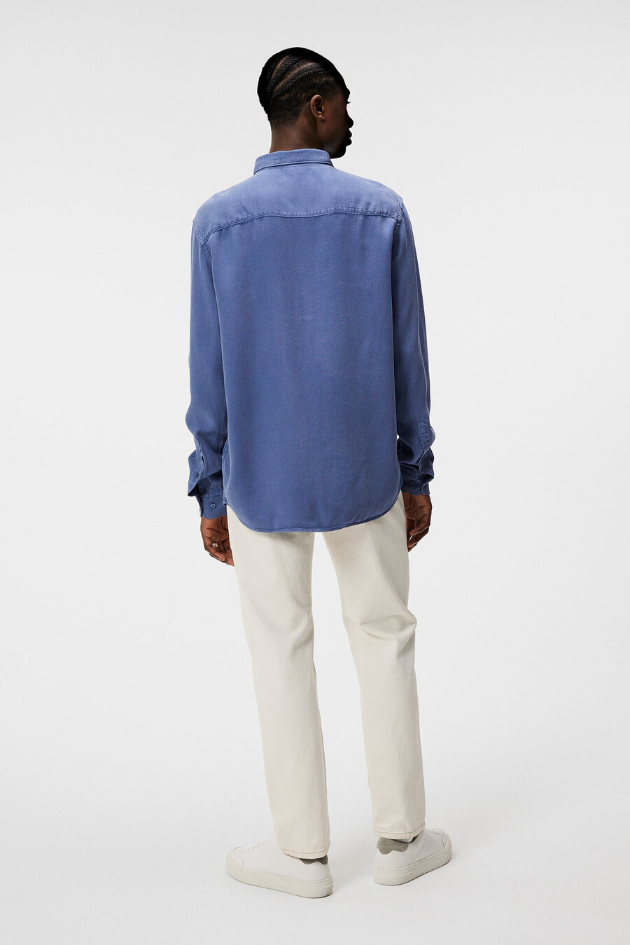 reg ls structure tencel-skjorte
