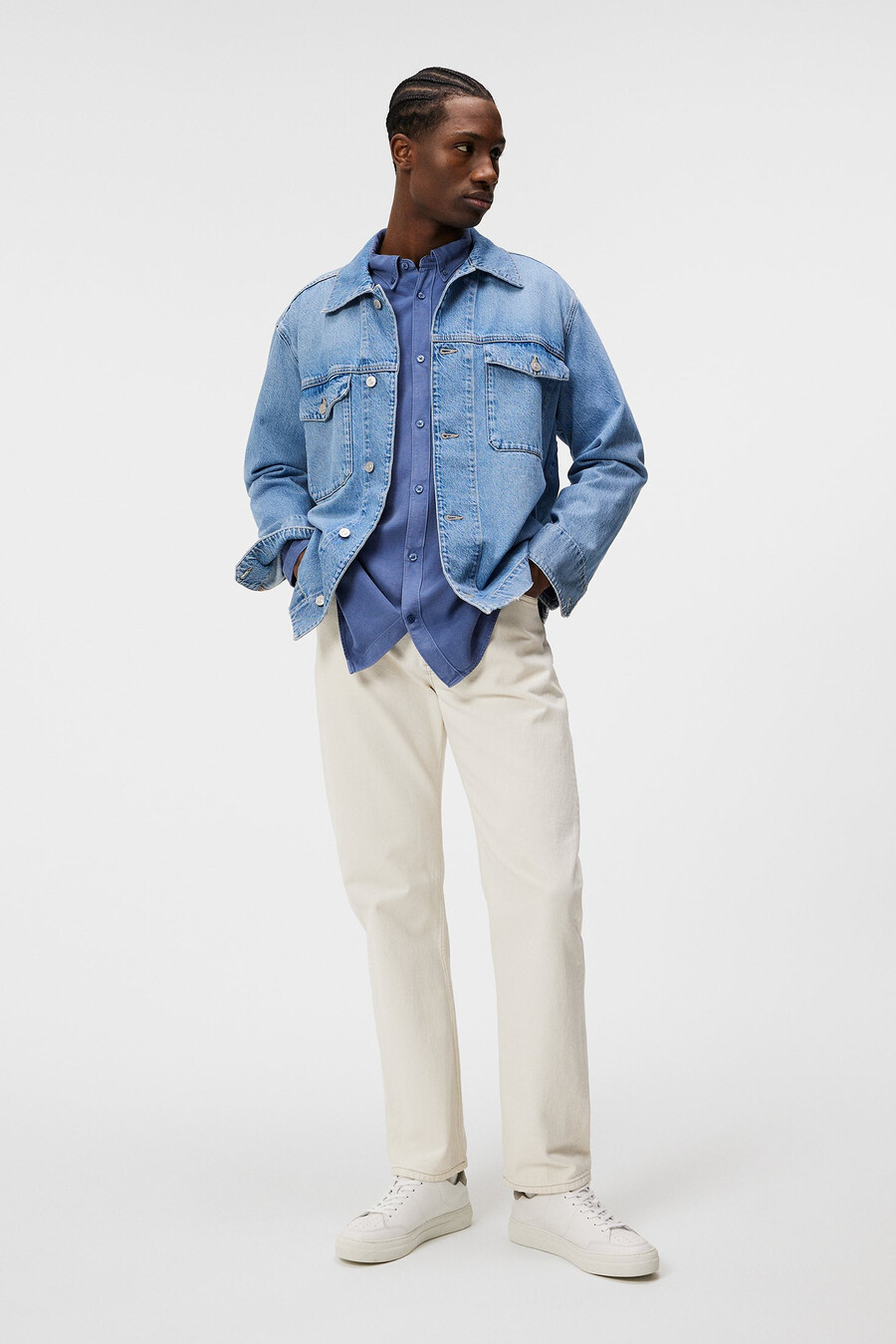 reg ls structure tencel-skjorte