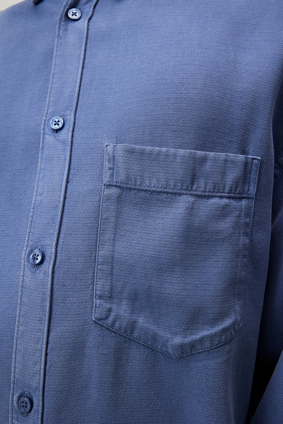 reg ls structure tencel-skjorte