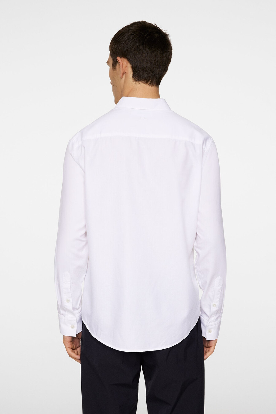 slim ls bomullstencelskjorte