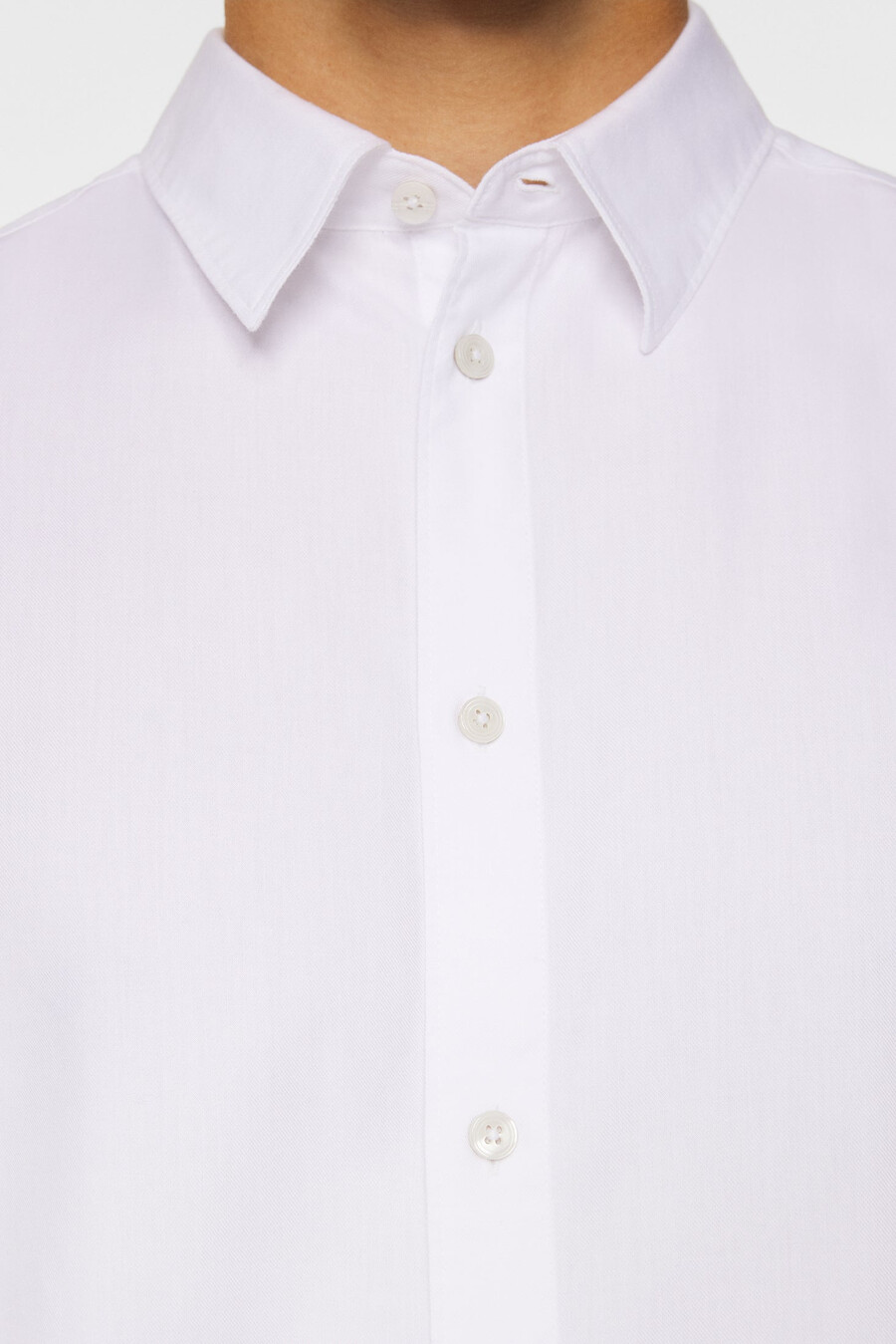 slim ls bomullstencelskjorte