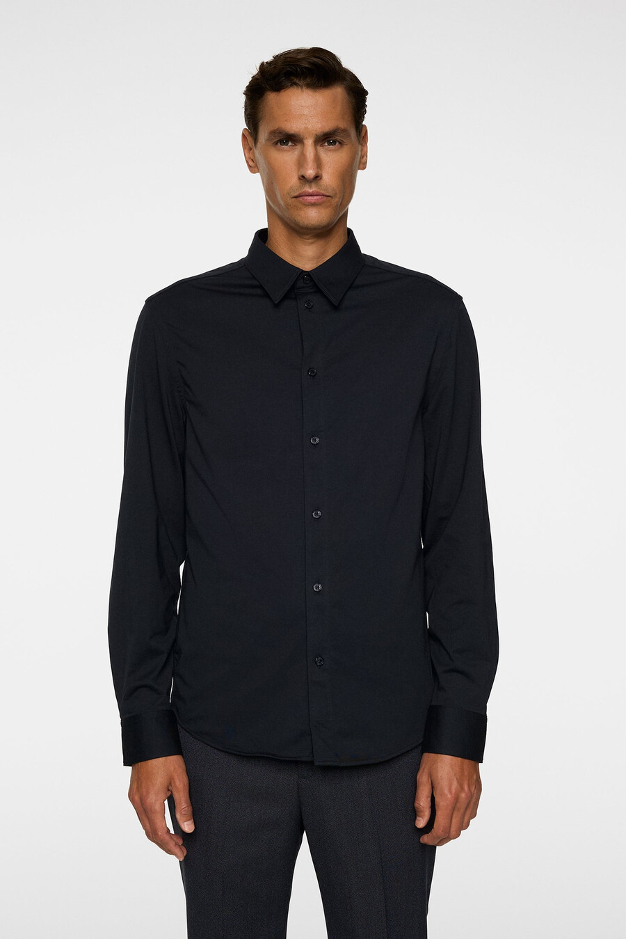 marlon interlock jersey-skjorte