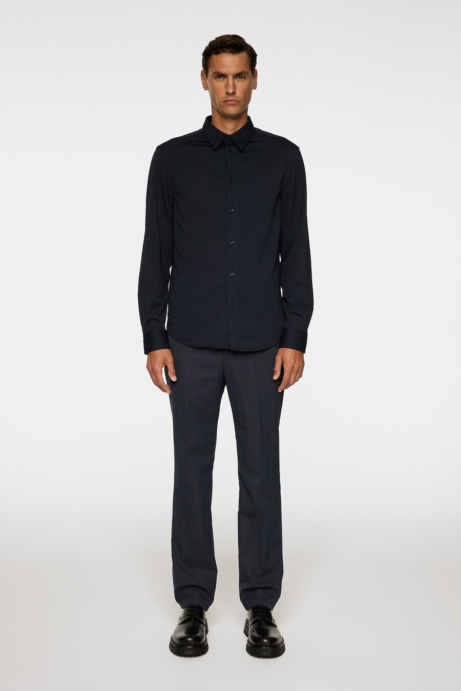 marlon interlock jersey-skjorte
