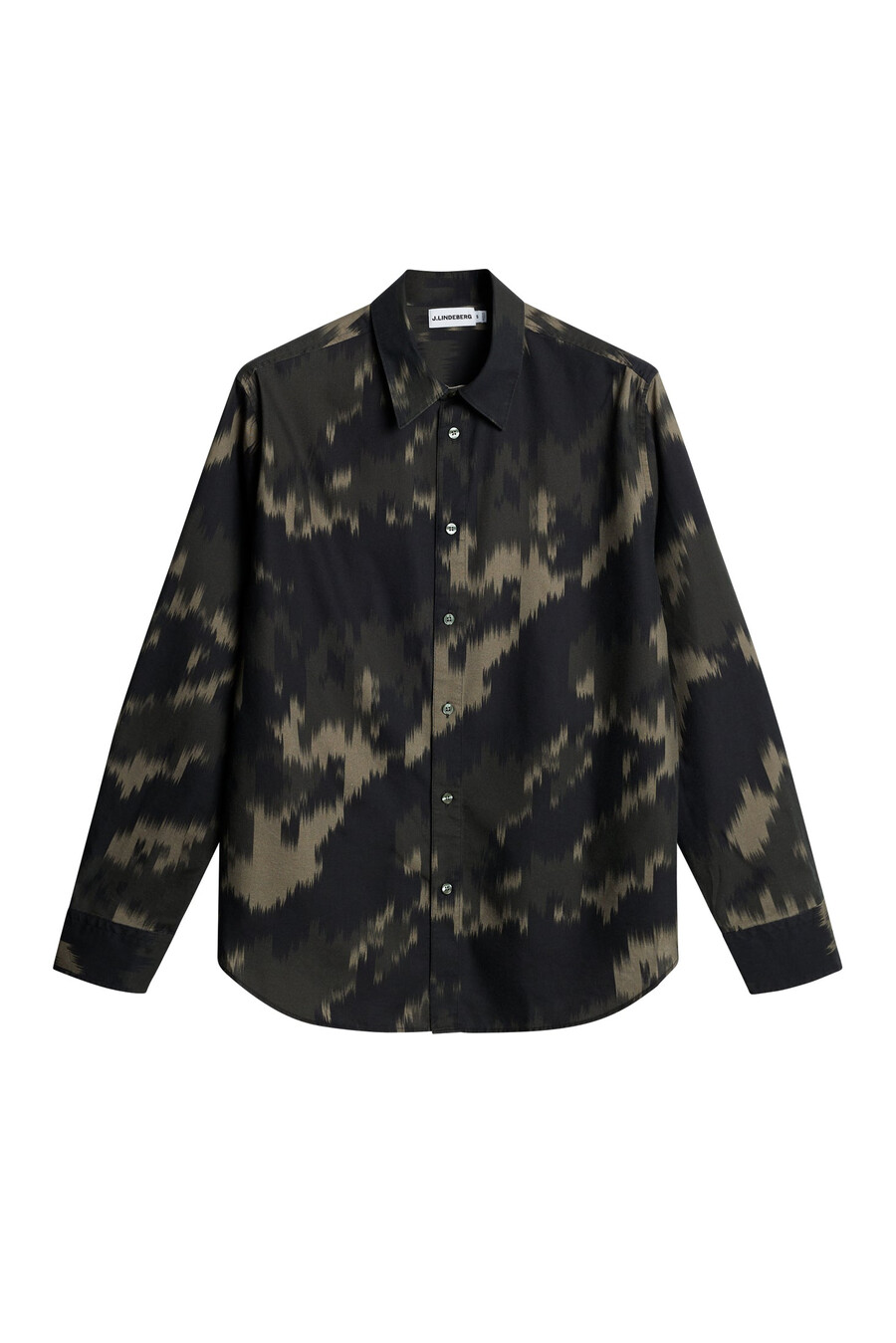 reg ls tencel print-skjorte