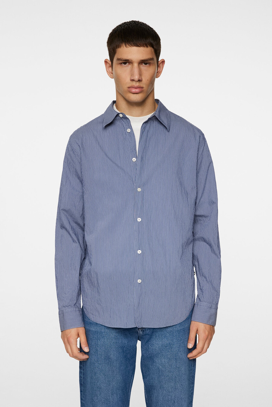 reg ls stripete skjorte