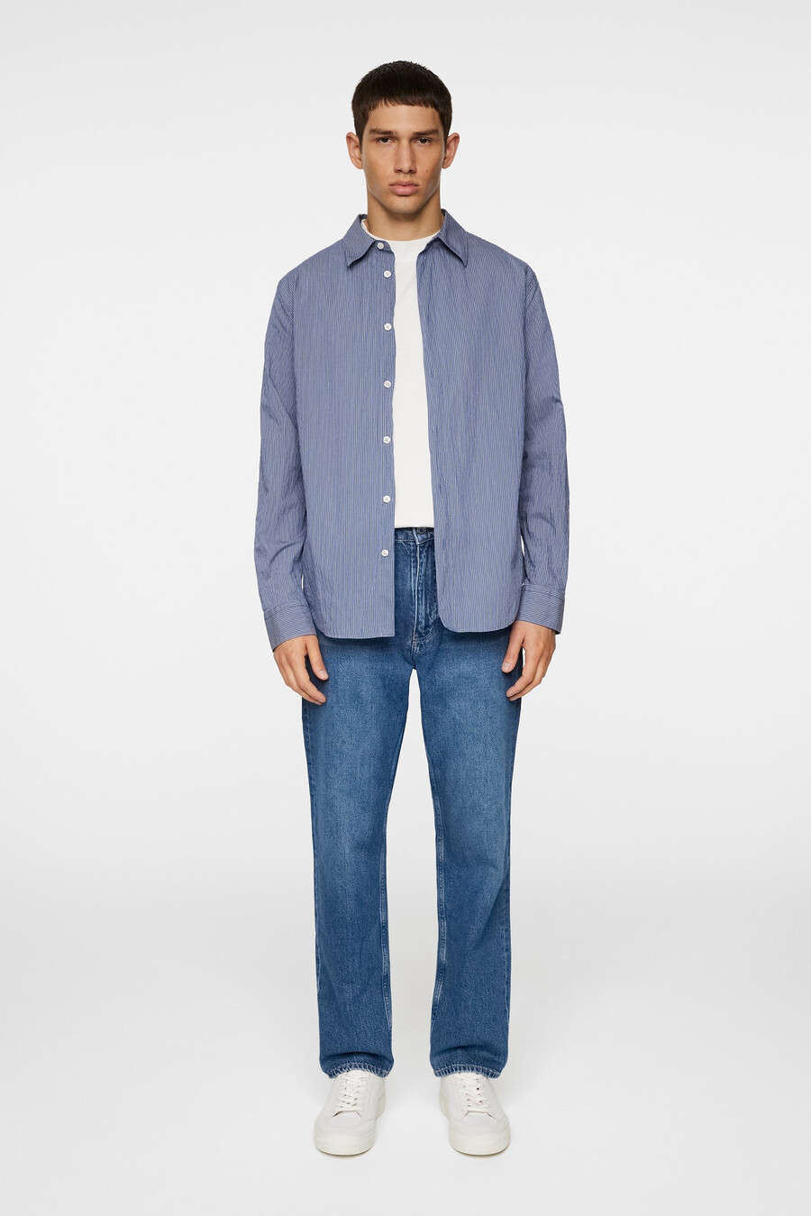 reg ls stripete skjorte