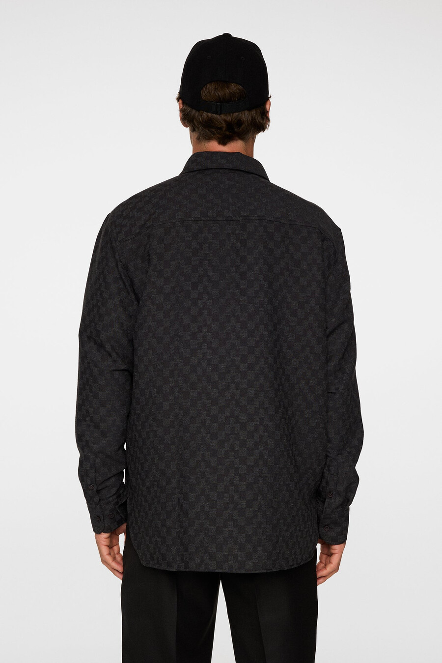 reg ls jacquard-skjorte