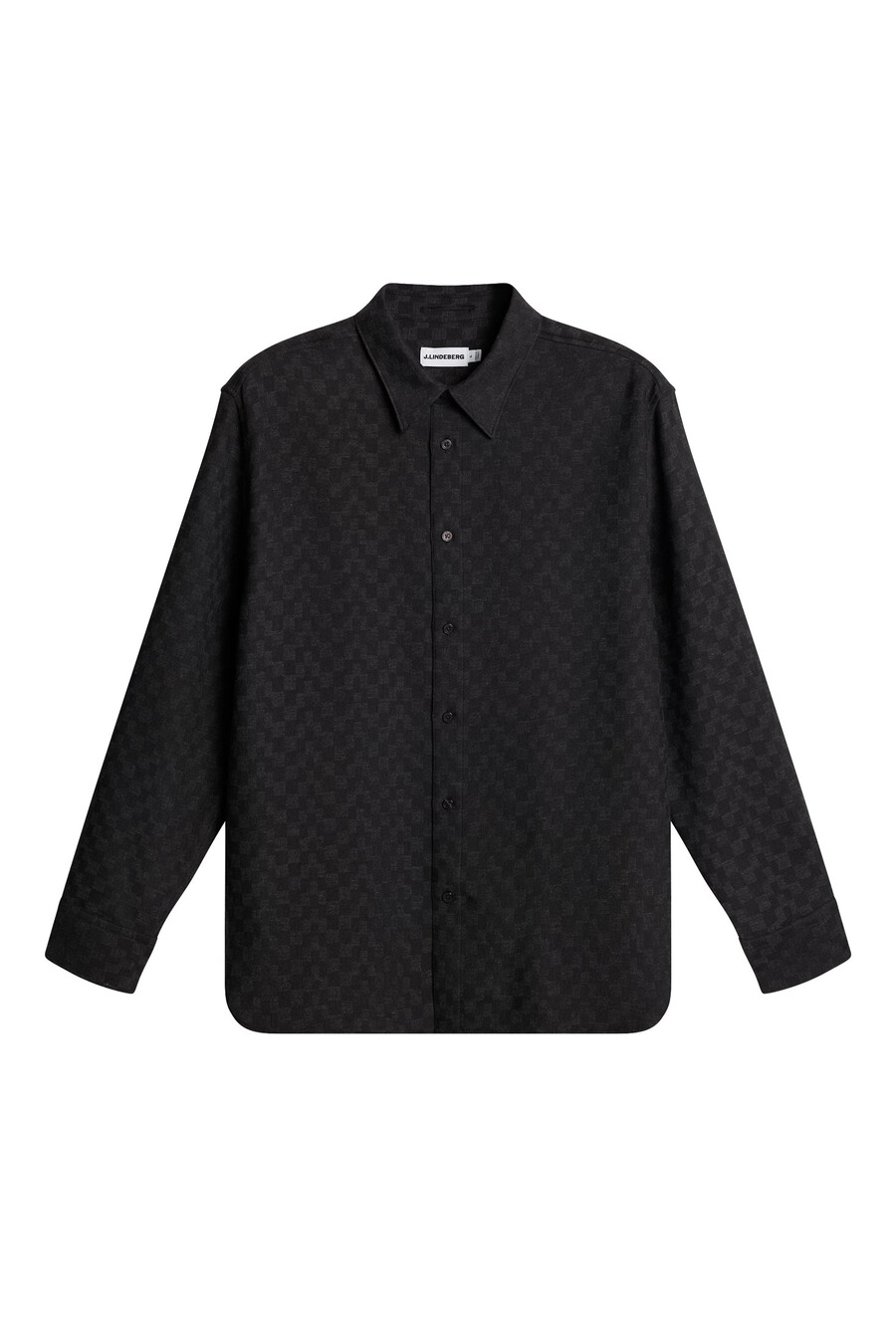 reg ls jacquard-skjorte