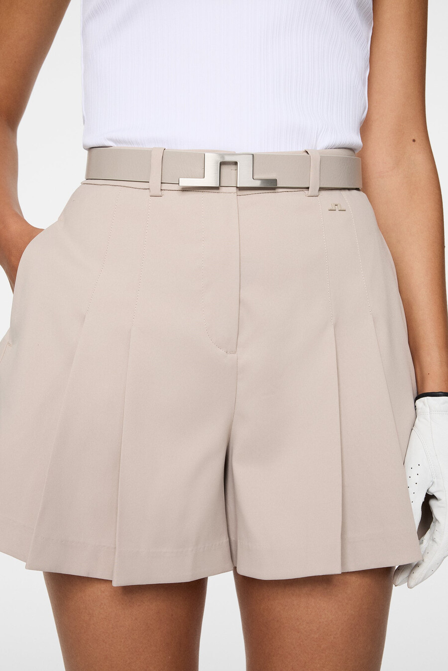 arella plisserte shorts