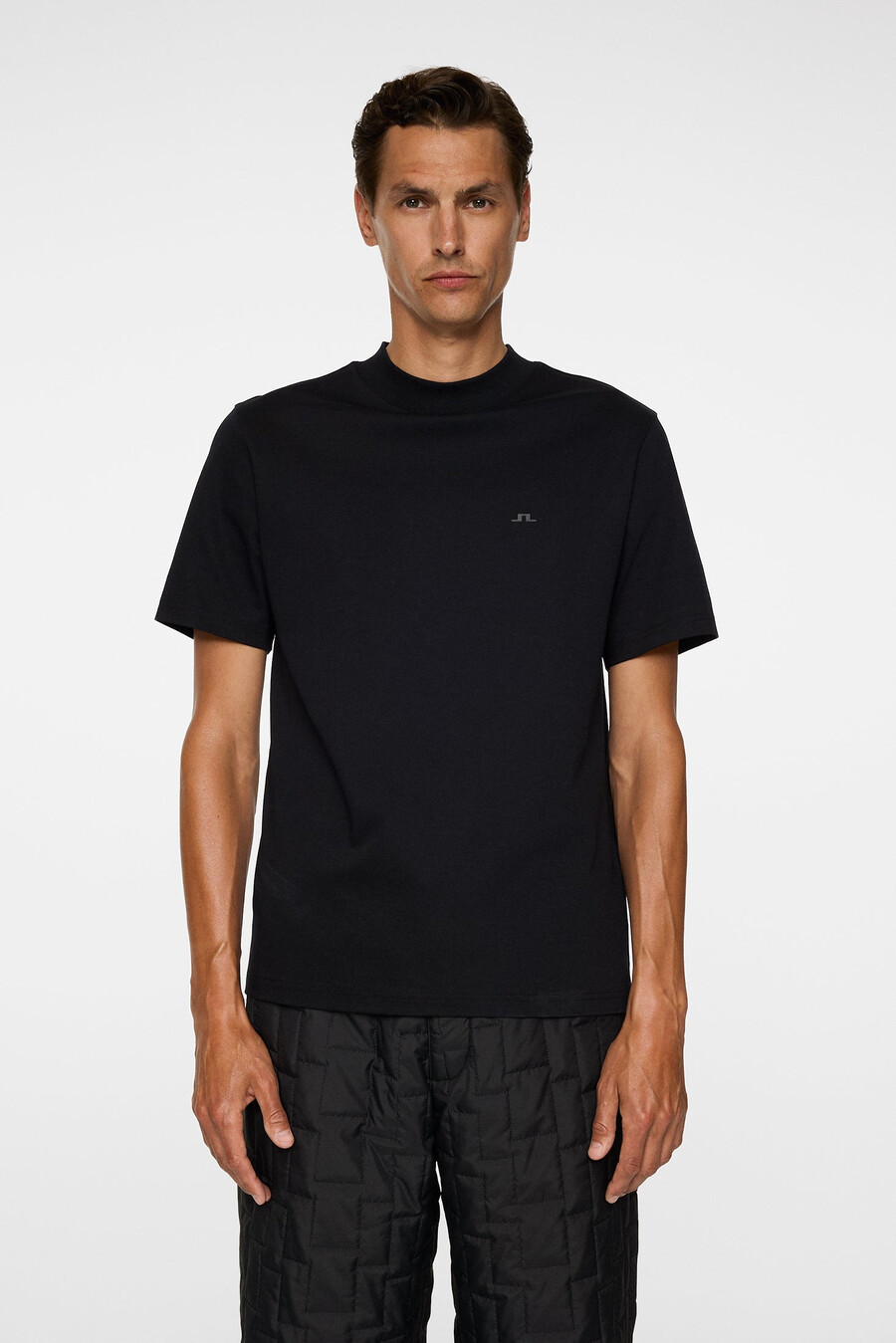 ace mock neck t-skjorte