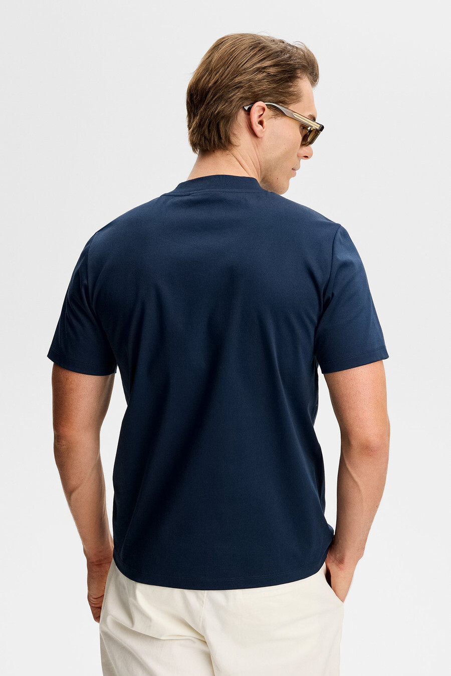 ace mock neck t-skjorte