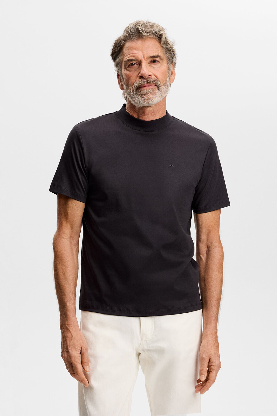 ace mock neck t-skjorte