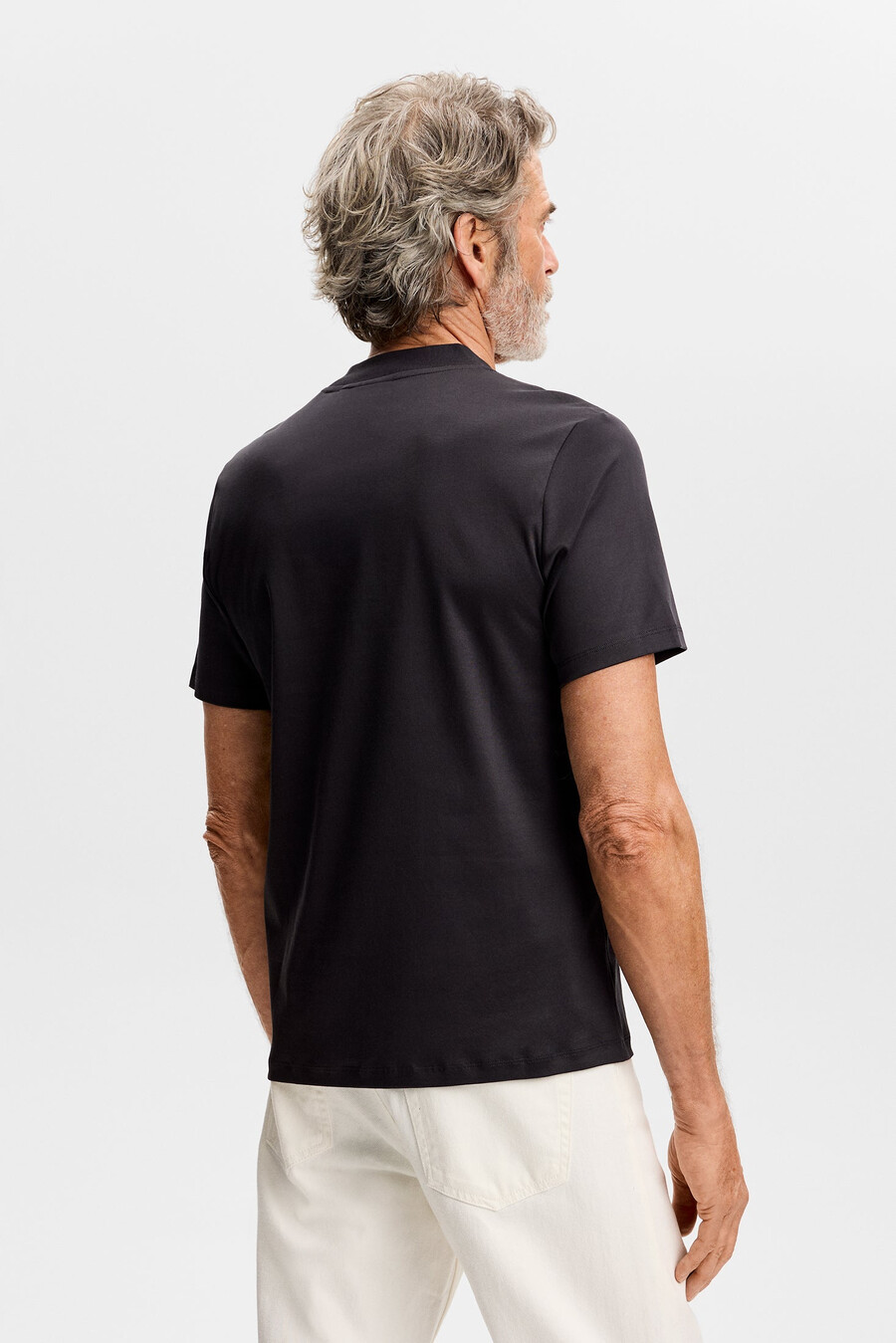 ace mock neck t-skjorte