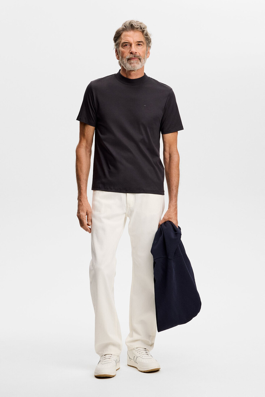 ace mock neck t-skjorte