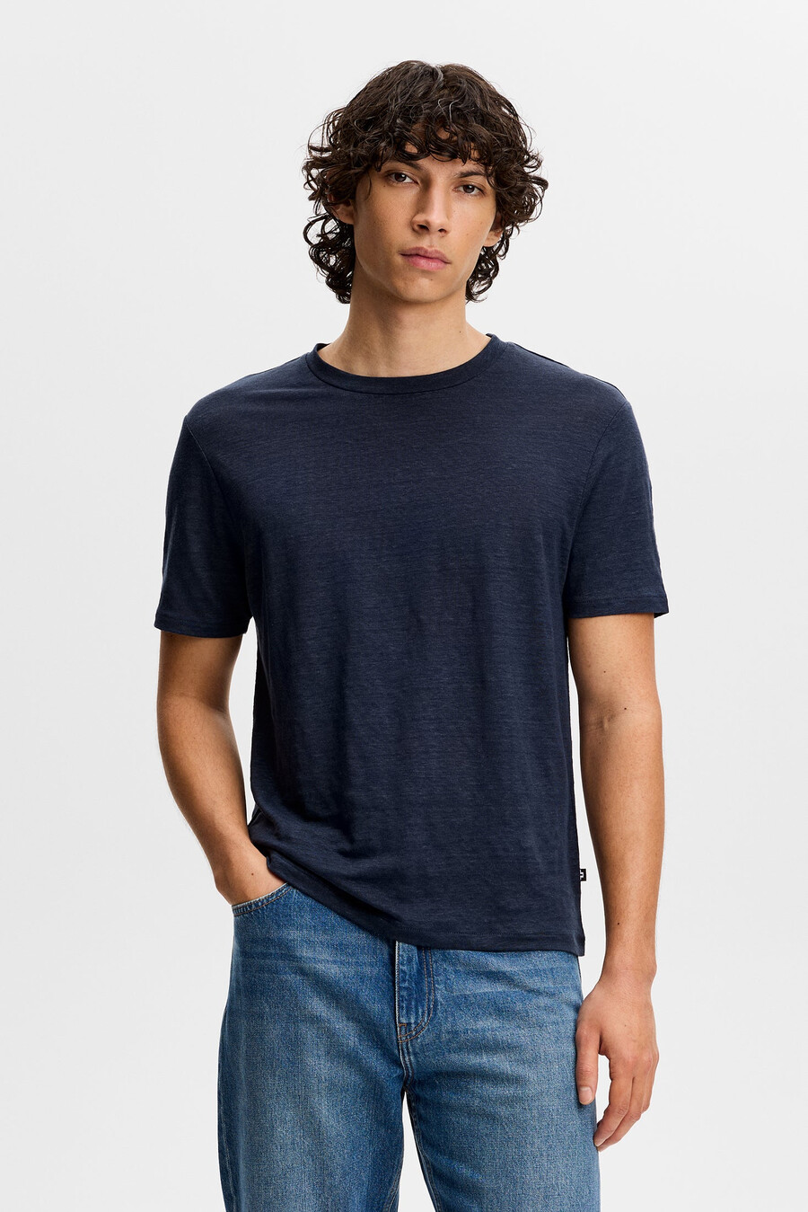 koma linen t-skjorte