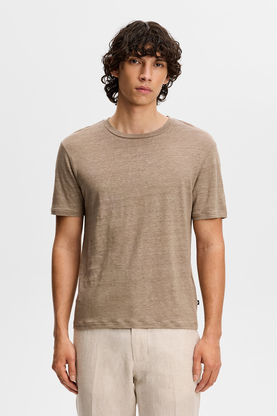 koma linen t-skjorte
