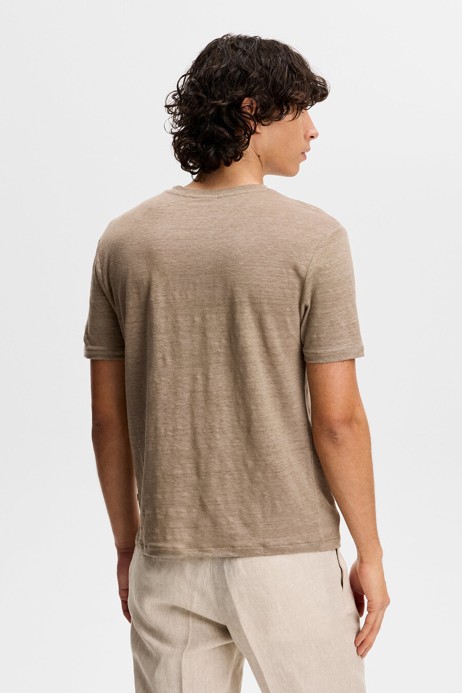 koma linen t-skjorte