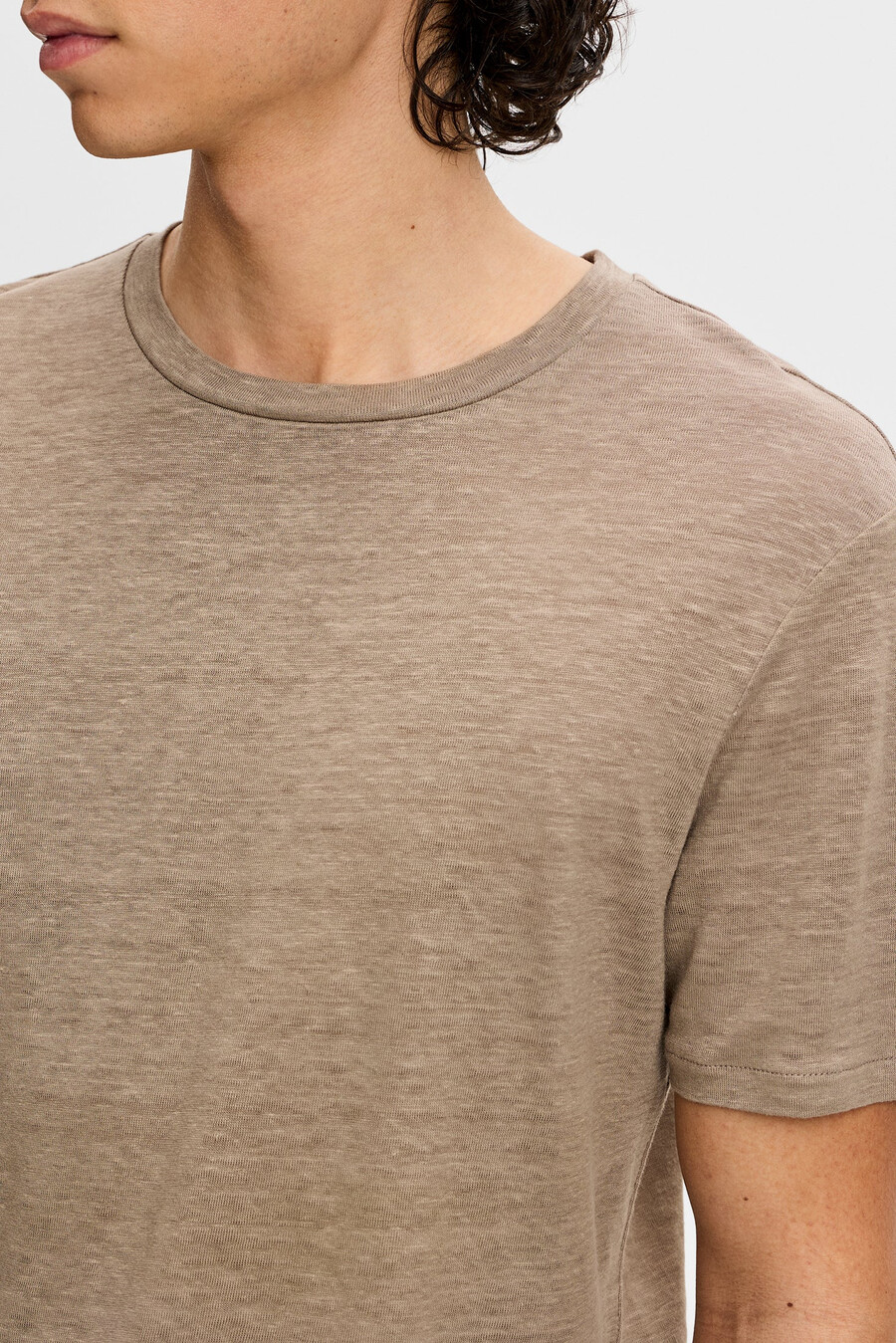 koma linen t-skjorte