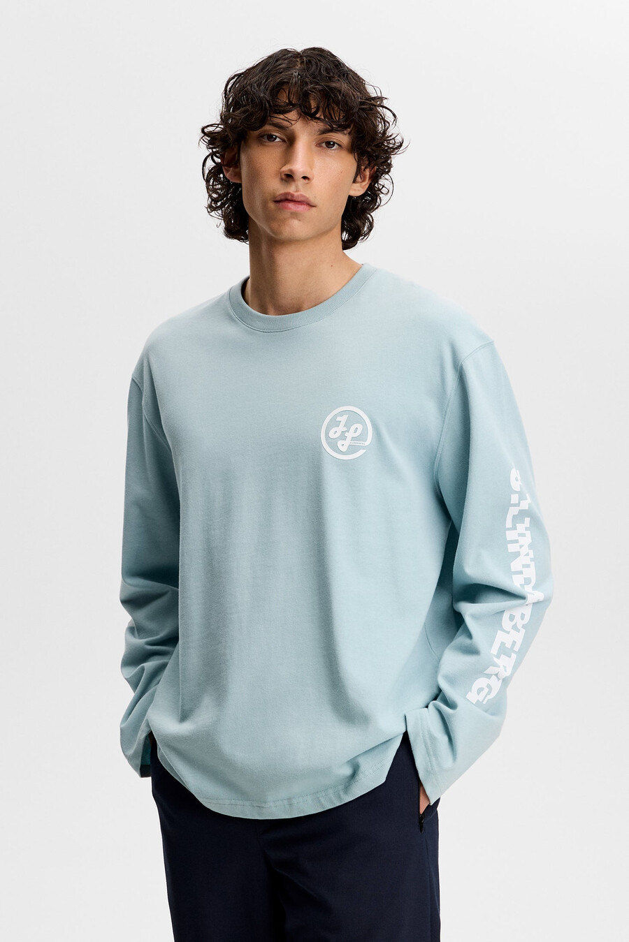 walsh ls print t-skjorte
