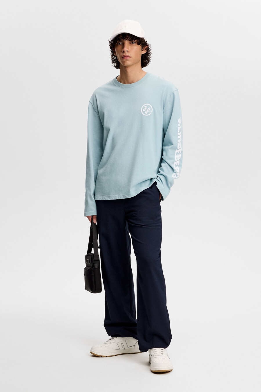 walsh ls print t-skjorte